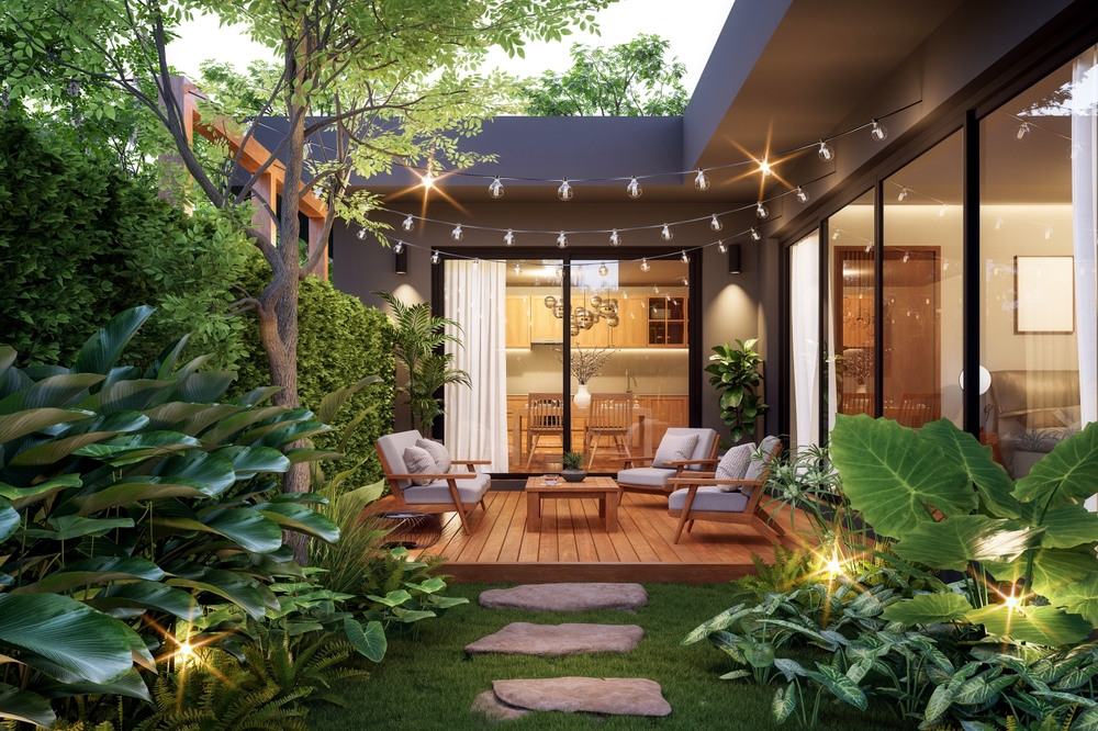 smart lighting for gardens
