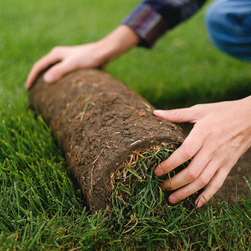 how to fix a waterlogged lawn
