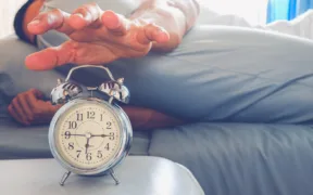 pressing snooze
