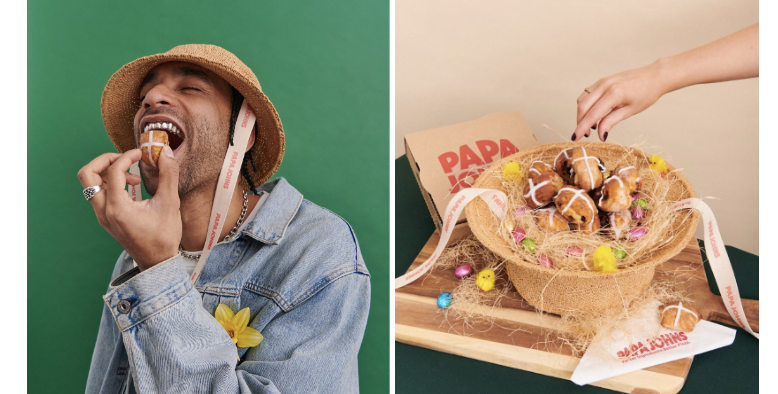 Hot Cross Bun Papa Bites