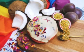 rainbow doughnut